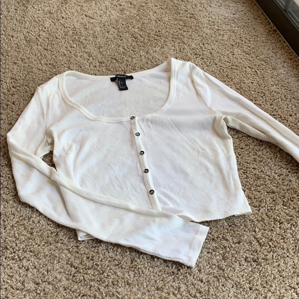 Forever 21 Cropped Long Sleeve